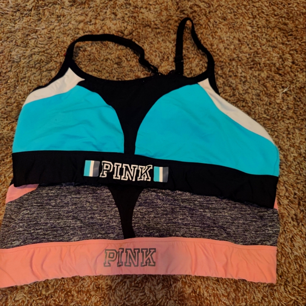 Pink Sports Bras